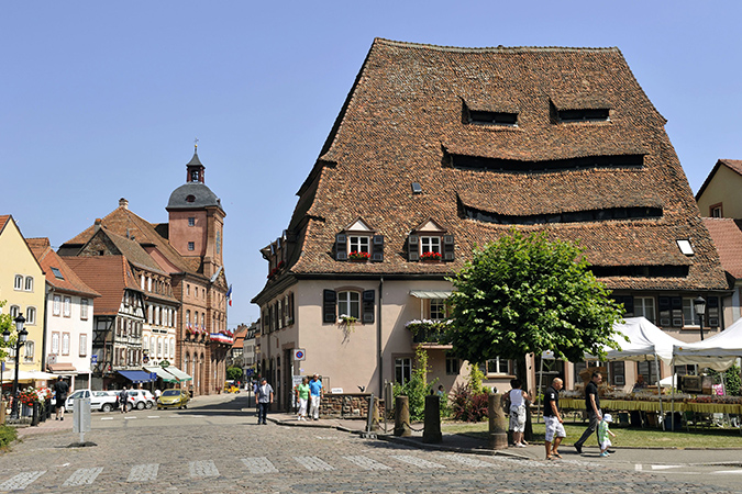 Accès au GR® 53 - De Lauterbourg à Wissembourg